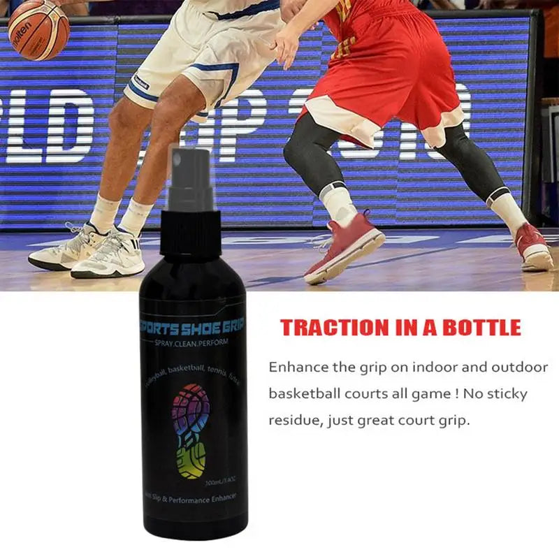 Basketball Shoe Grip Spray 100Ml Basketball Shoe Cleaner Formulated for Grip anti Slip Performance Enhancer Rejuvenates Soles