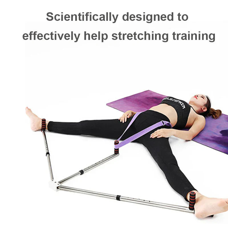 3-Bar Leg Stretcher 6-Hole Adjustment Red-2