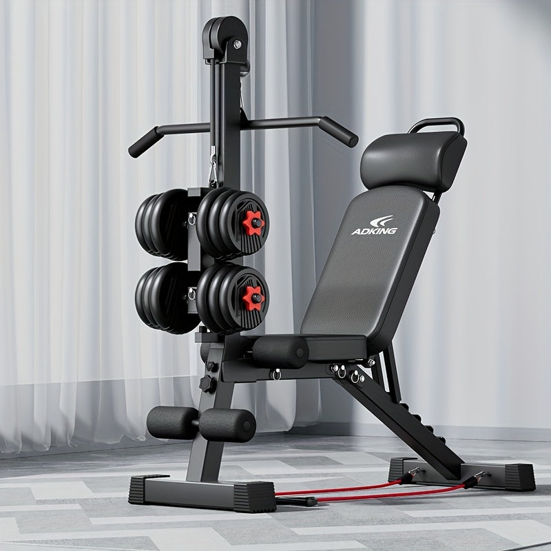 NNETM Dumbbell Sit-Up Bench Home Gym Equipment-2