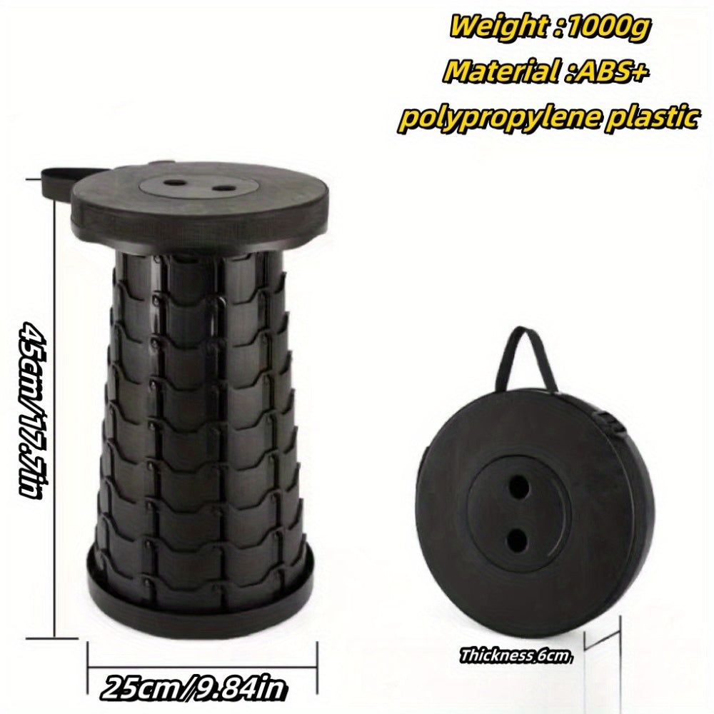 NNETM Retractable Portable Stool for Travel and Home-1