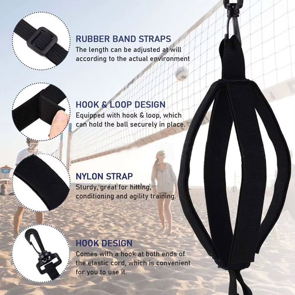 Practice Volleyball Spike Training Accessories Adjustable Trainer Volleyball Aid System Outdoor Volleyball Training Sports