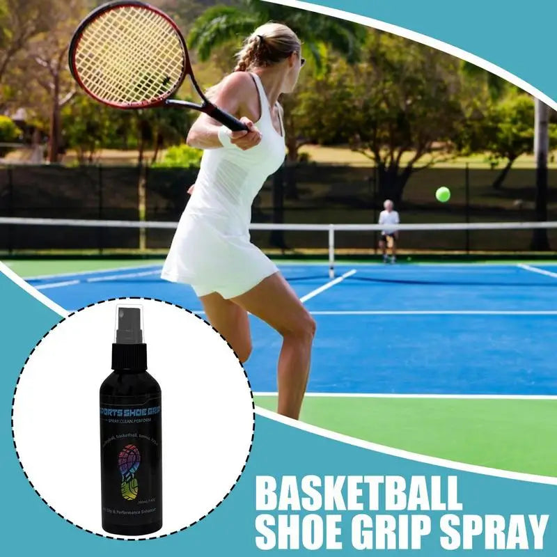 Basketball Shoe Grip Spray 100Ml Basketball Shoe Cleaner Formulated for Grip anti Slip Performance Enhancer Rejuvenates Soles