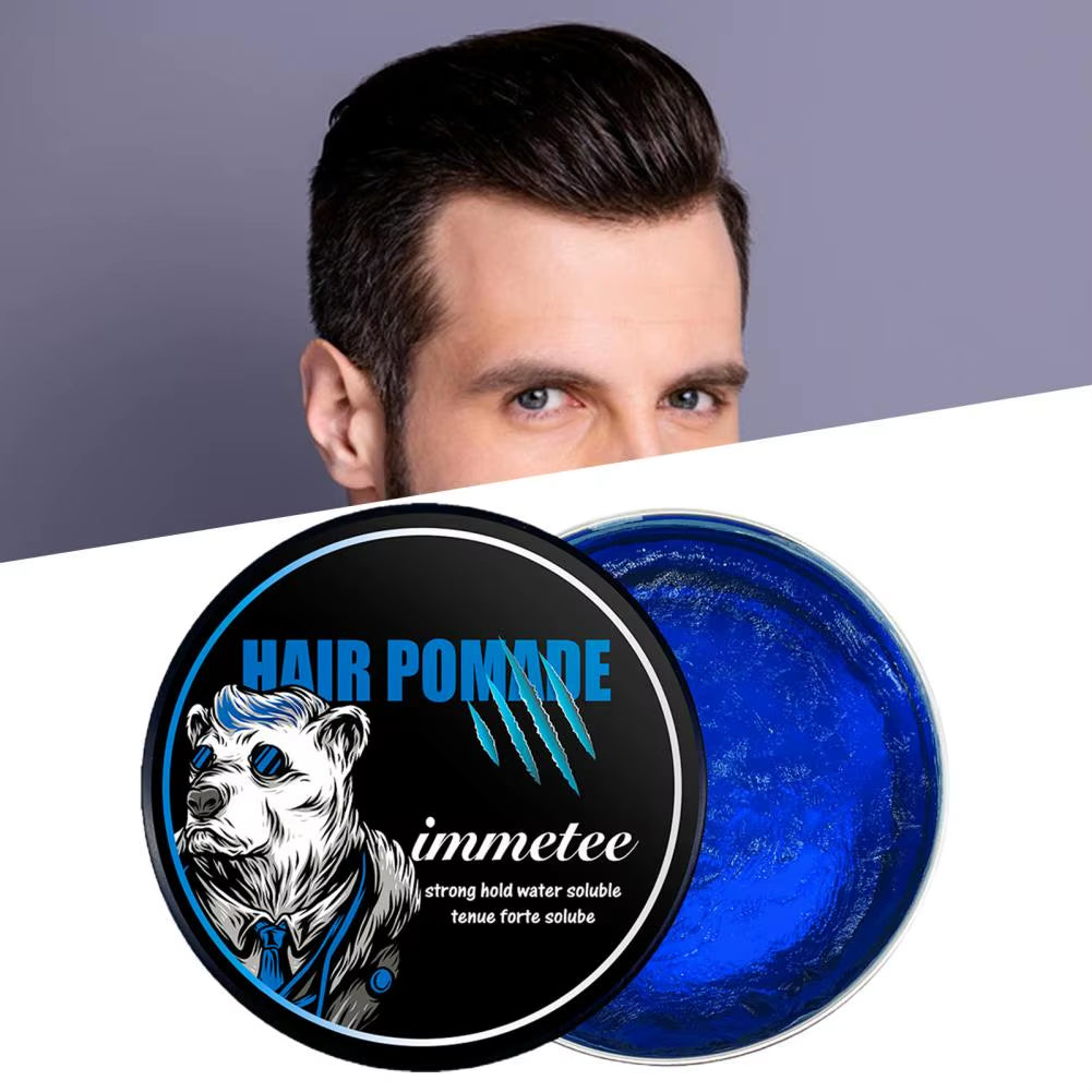 Hair Pomade Safe Great Smell Disposable Hair Salon Supplies Men Hair Styling Pomade Color Perfume Pomade