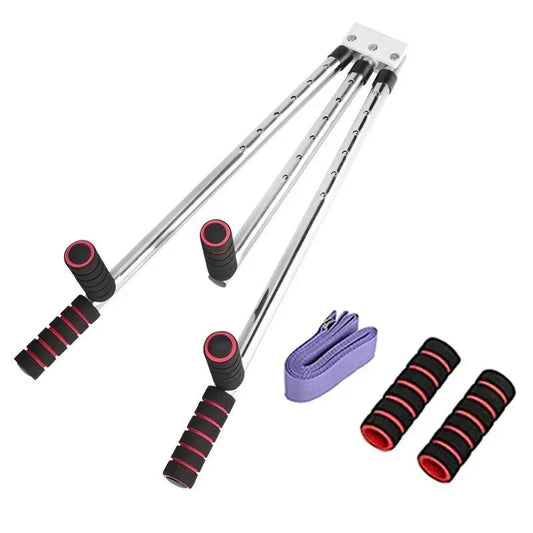 3-Bar Leg Stretcher 6-Hole Adjustment Red-0