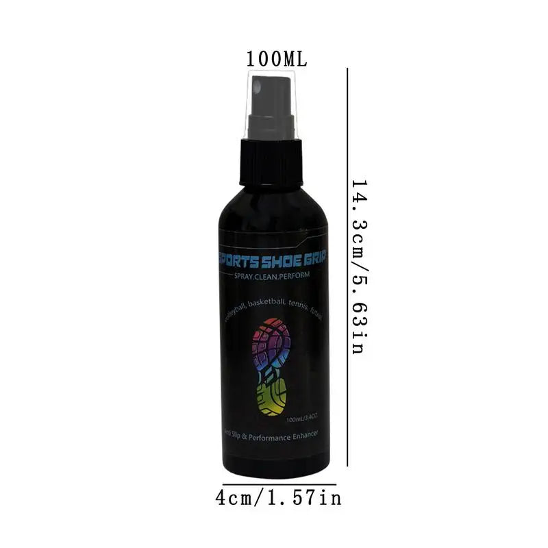 Basketball Shoe Grip Spray 100Ml Basketball Shoe Cleaner Formulated for Grip anti Slip Performance Enhancer Rejuvenates Soles